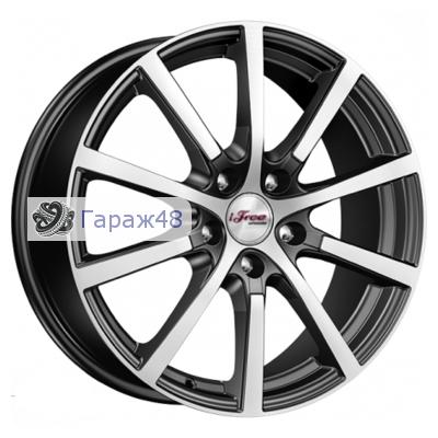 iFree Big Byz R17 / 7J PCD 5x114.3 ET 35 ЦО 67.1 Литые Черный глянцевый с полированной лицевой поверхностью